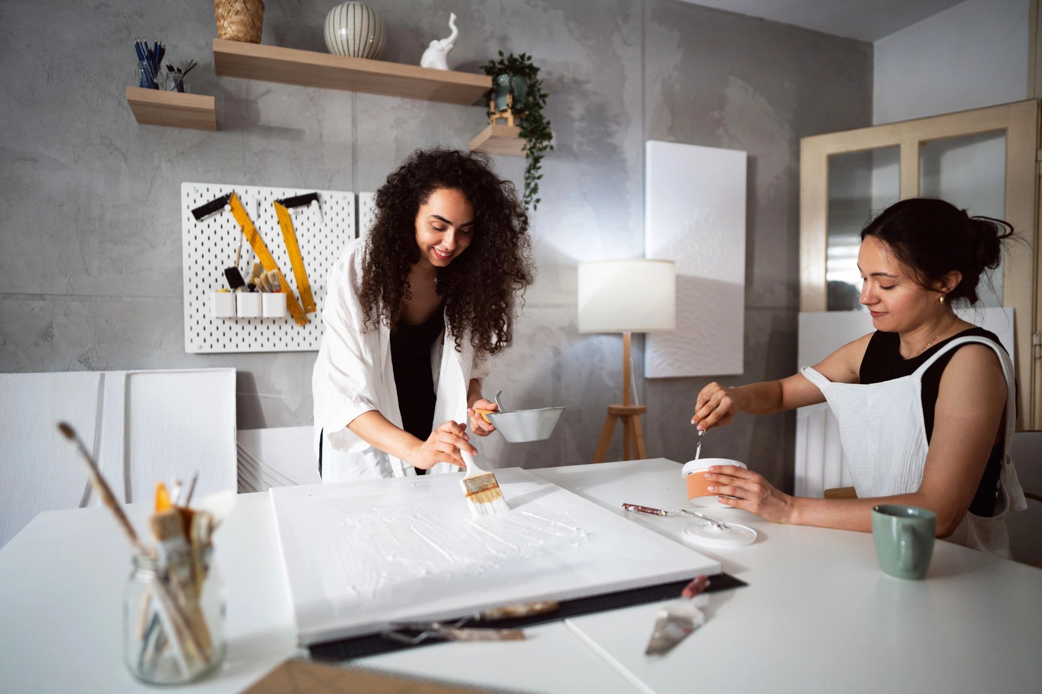 crafts team creative workspace