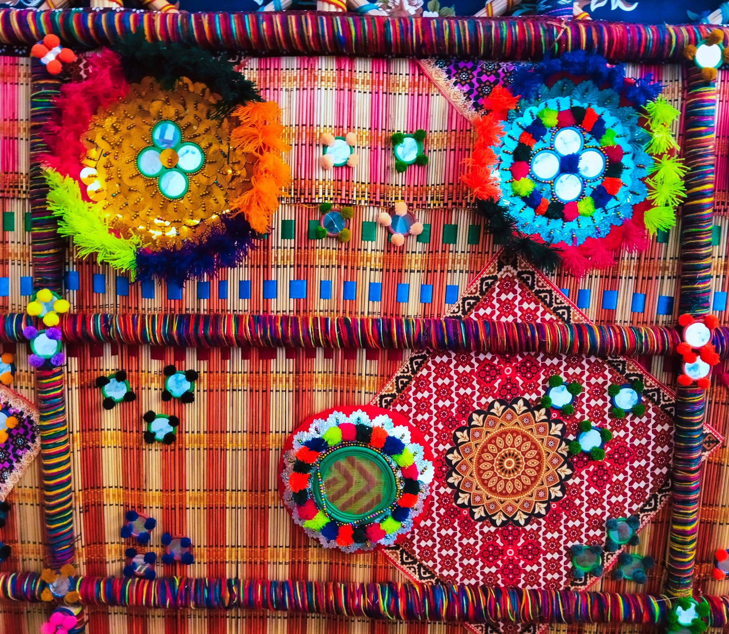 colorful handmade art