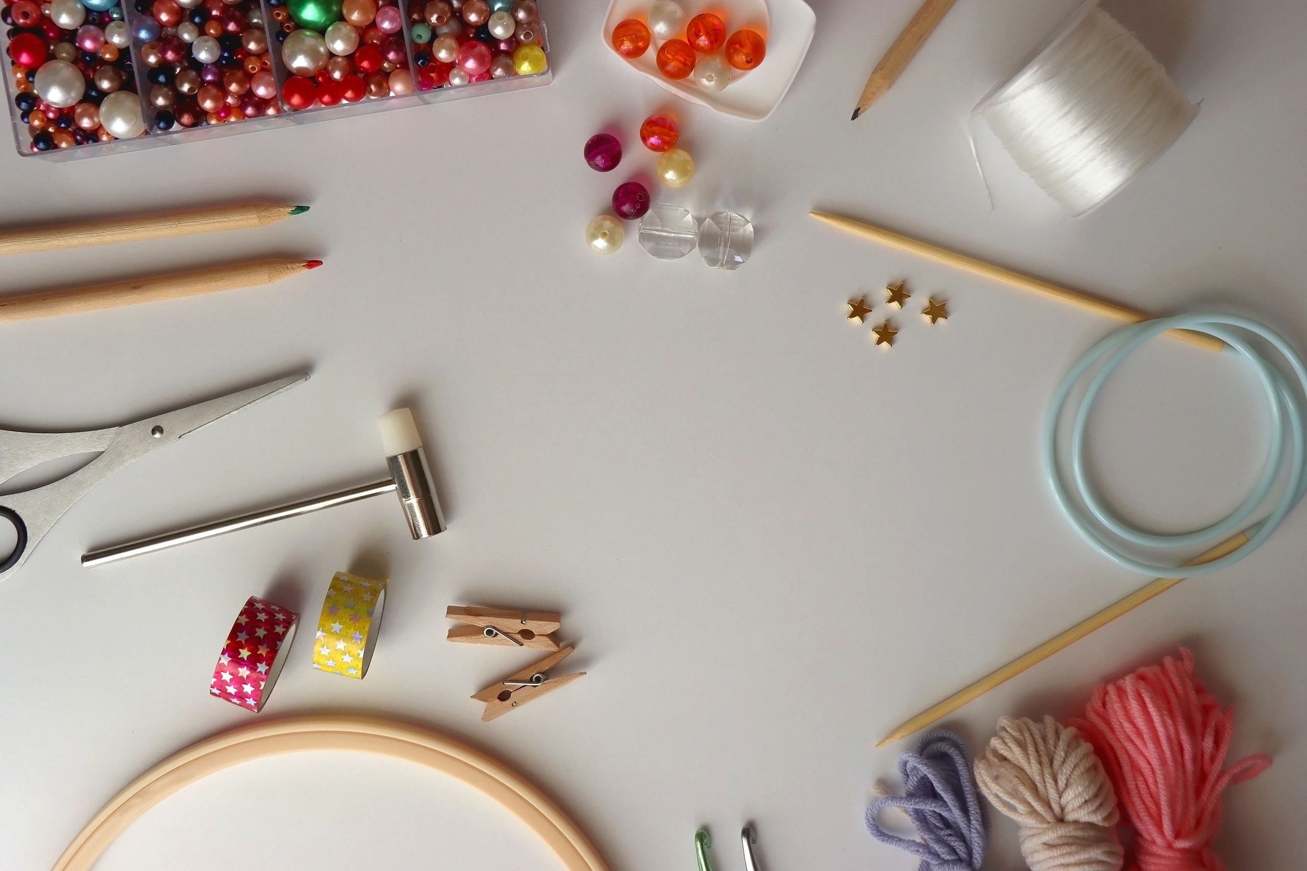 creative craft workspace lifestyle blog