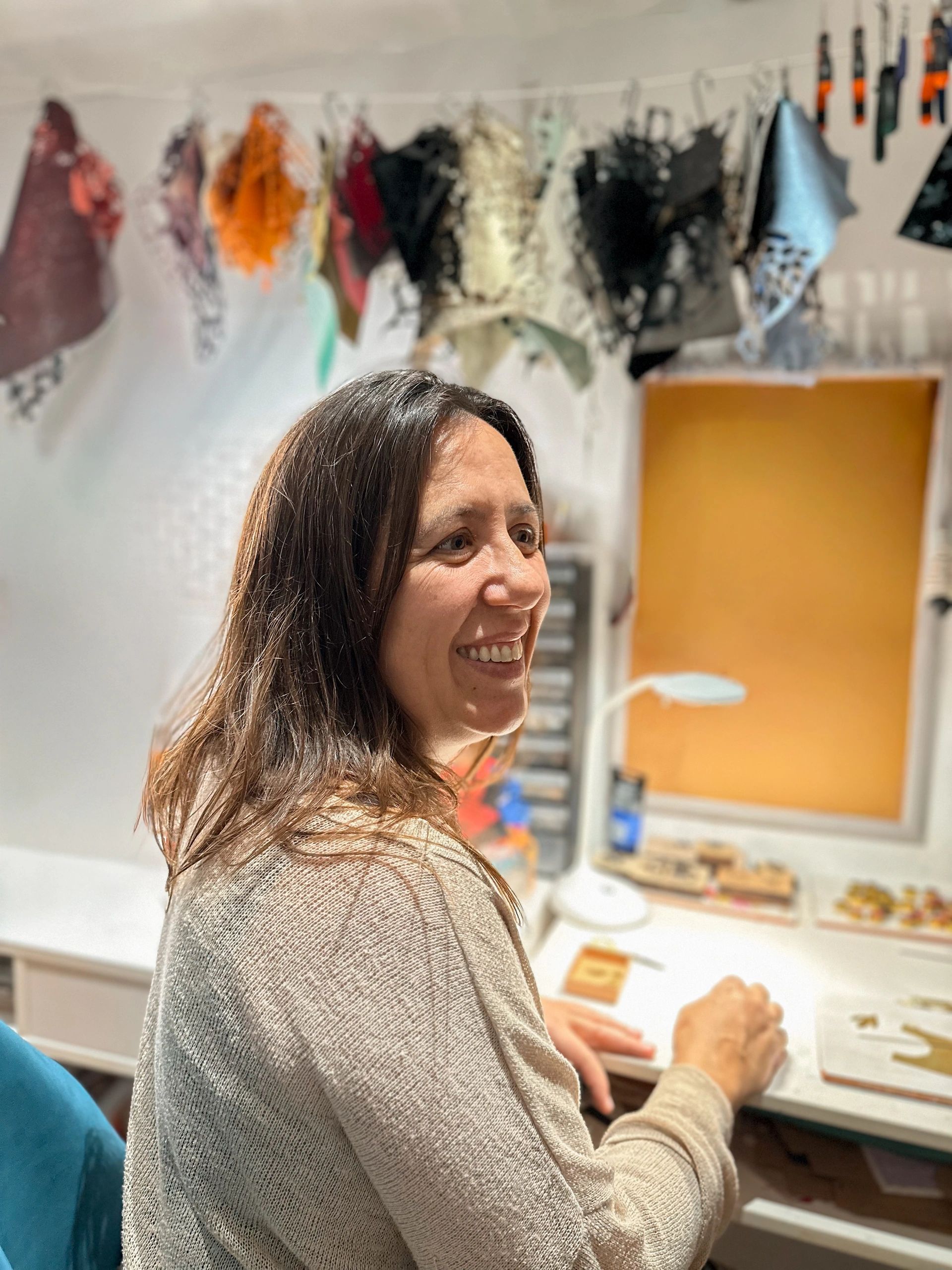 happy craft enthusiast testimonial portrait